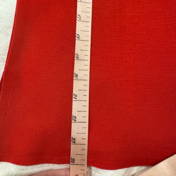 Ming Wang Mid-Length Scoop Neck Knit Tank red - Picture 7 of 8